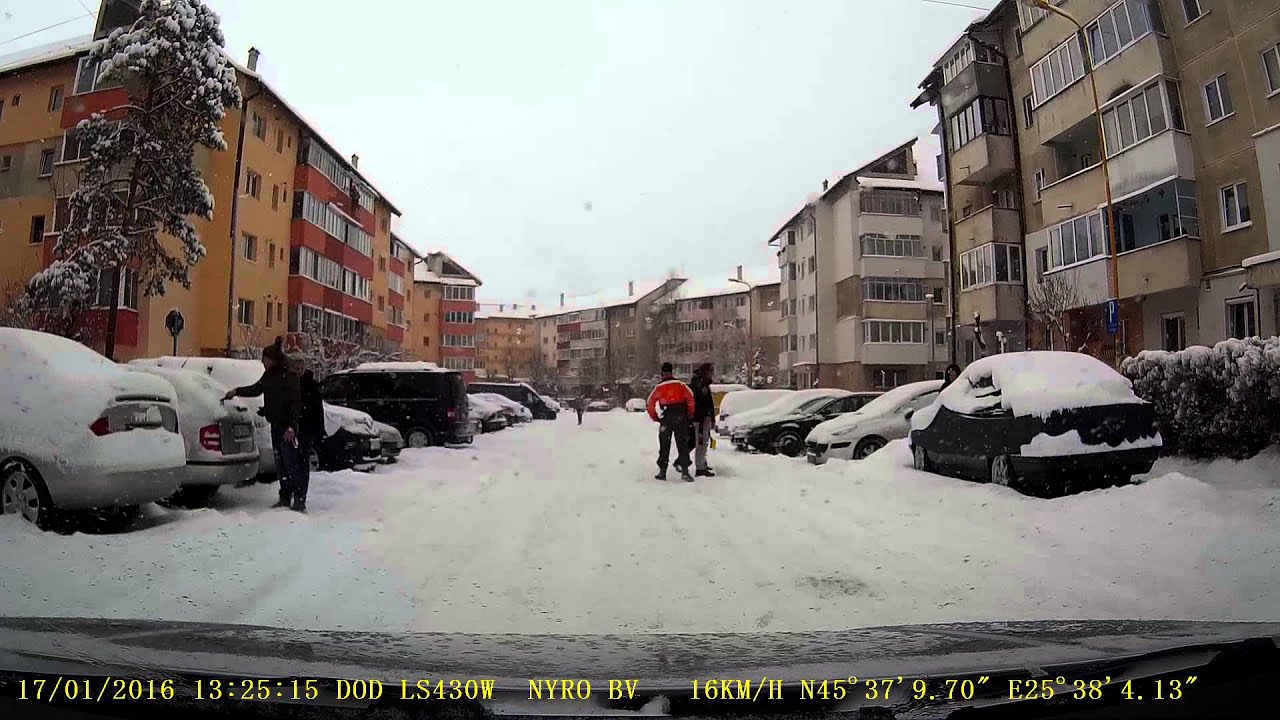 Brasov - iarna in Cartierul Noua 17.01.2016