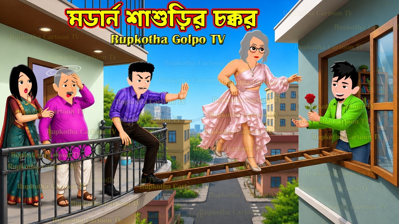 মডার্ন শাশুড়ির চক্কর Modern Shasurir Chokkor | Cartoon Bangla Cartoon | Rupkotha Golpo TV | Rupkotha