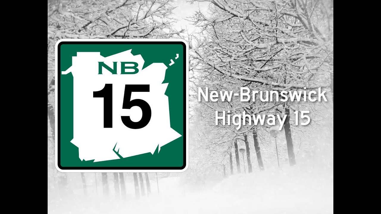 Freeway Drive : Ep.1 - New Brunswick Hwy 15 West [BLIZZARD]