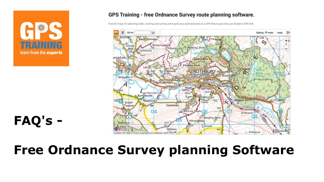 FAQs - GPS Training Ordnance Survey Route Planning Software - your questions answered