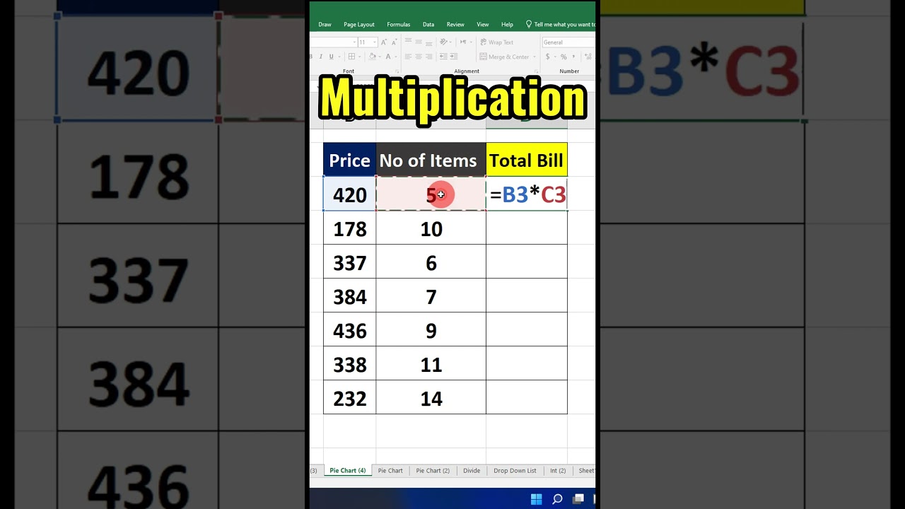 Excel Essentials: Mastering Multiplication Formulas