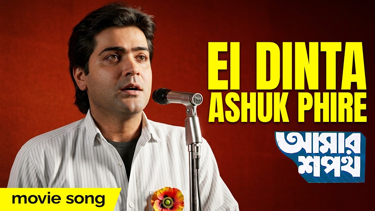 Ei Dinta Ashuk Phire | Movie Song | Suresh Wadekar & Anuradha Padwal | Amar Shapath | Prasenjit