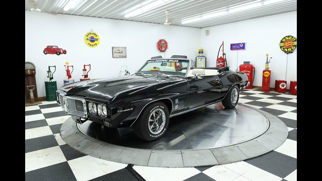 1969 Pontiac Firebird convertible for sale at Kinion Classics $49,900