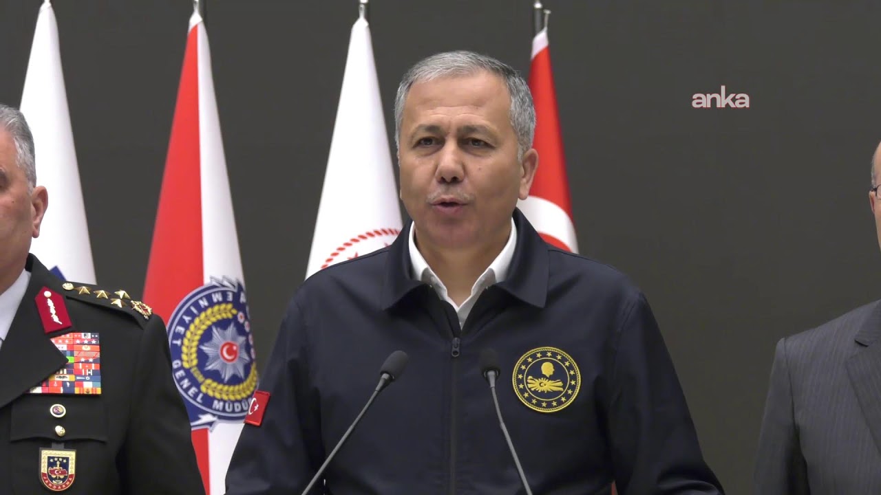 İ&ccedil;işleri Bakanı Ali Yerlikaya a&ccedil;ıklama yapıyor / Ankara #Canlı
