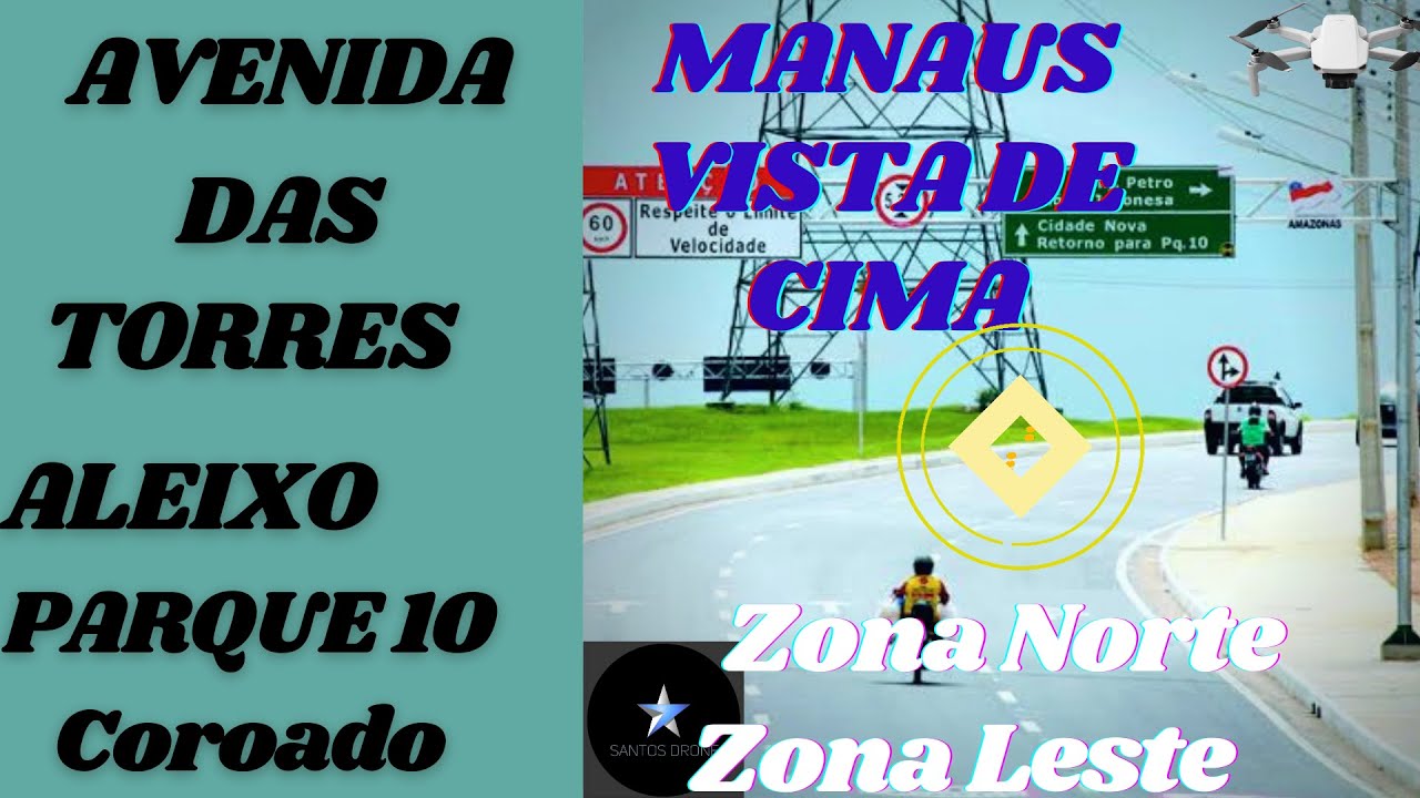 #Manaus visto de cima Avenida das torres bairro flores