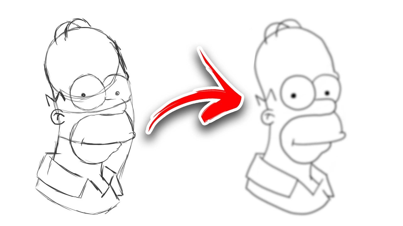 Easy Way to Draw Homer Simpson Step by Step