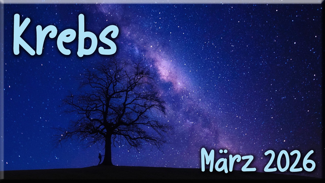 ♋ Krebs - März 2026 ♋  -  Eine Verschnaufpause  -
