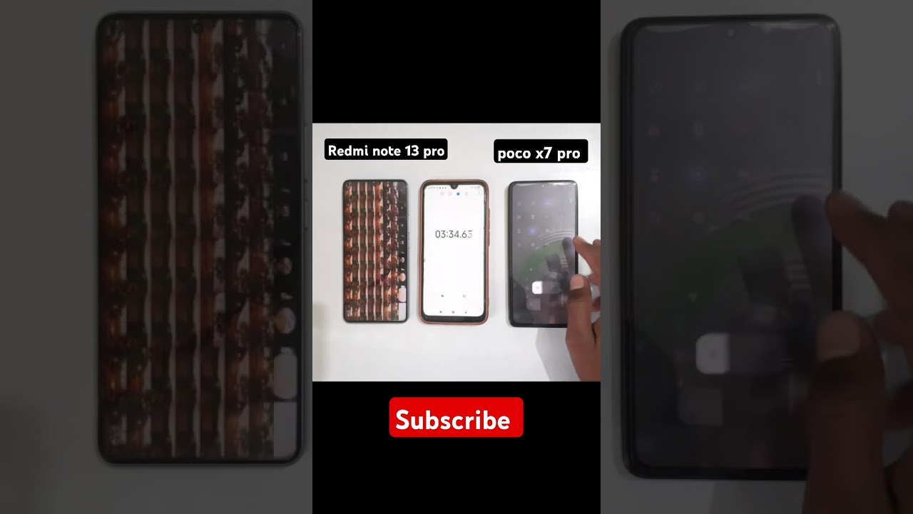 Redmi note 13 pro vs poco X7 pro antutu benchmark test #shorts #ytshorts #viralshorts