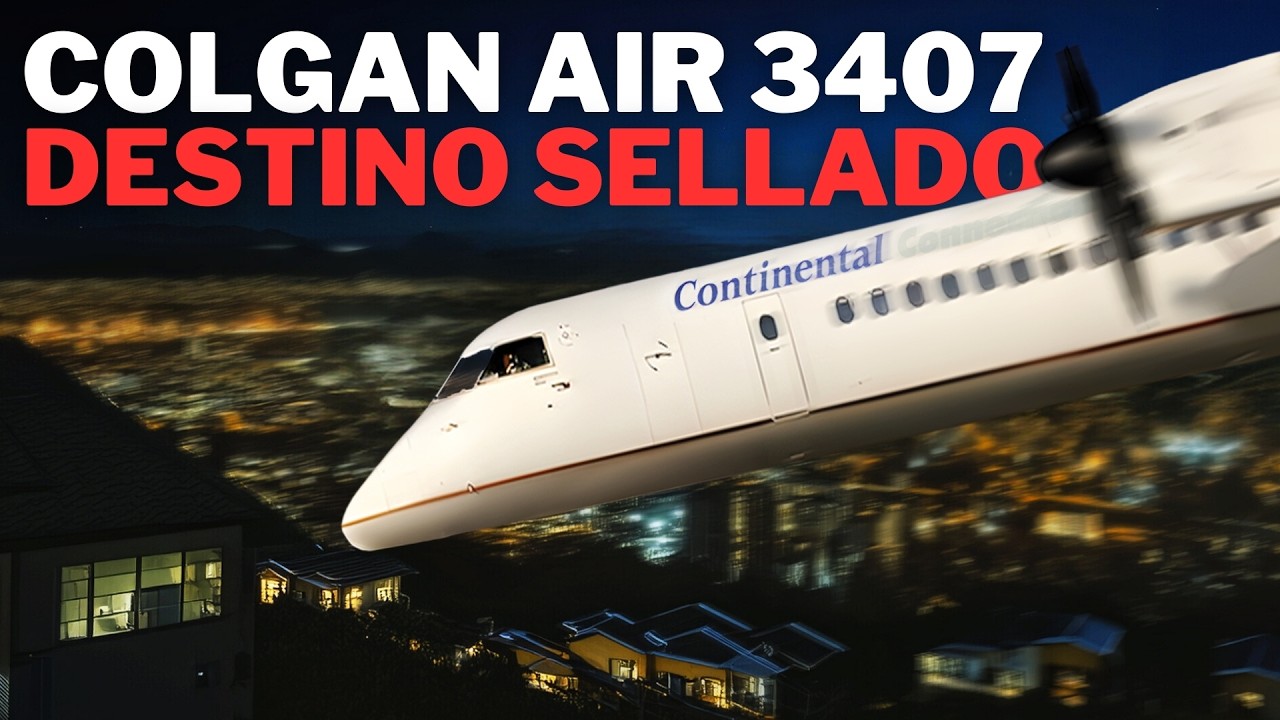 El Error Fatal del Vuelo 3407 de Colgan Air: Más que Hielo en las Alas