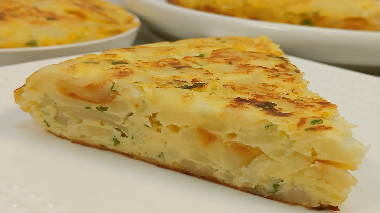 طورطية بالبطاطس في المقلاة بدون غلوتين بدون فرن سريعة صحية وصفة صيفية بإمتياز