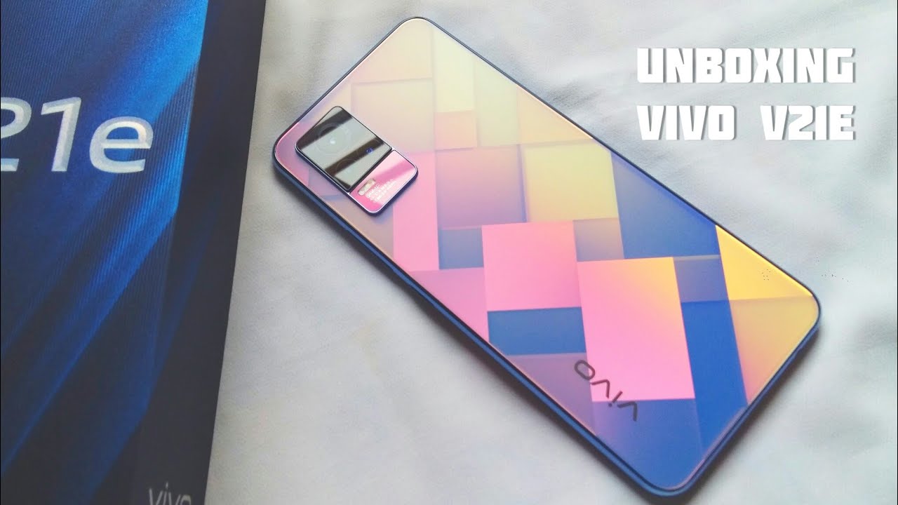 Unboxing Vivo V21e 128 GB Aesthetic ✨ First Look First Impressions