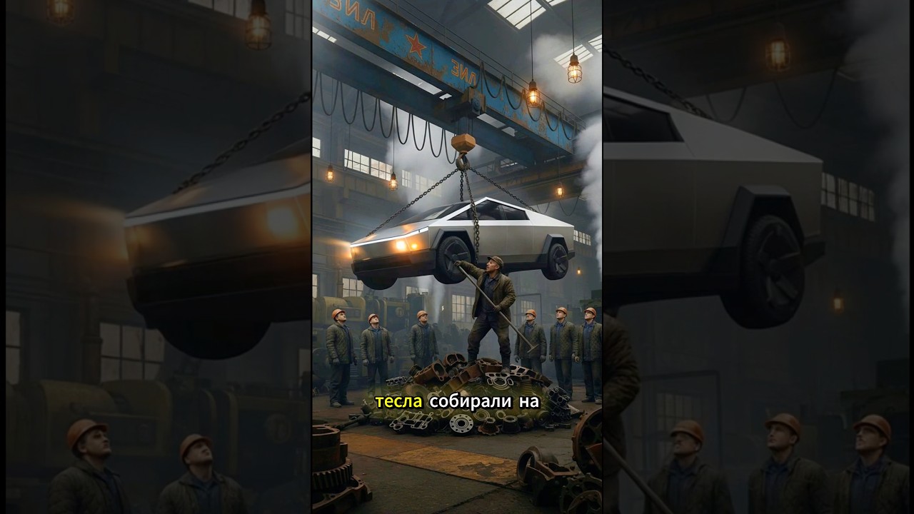 Что если бы Tesla собирали на заводе ЗИЛ?! #shorts #история