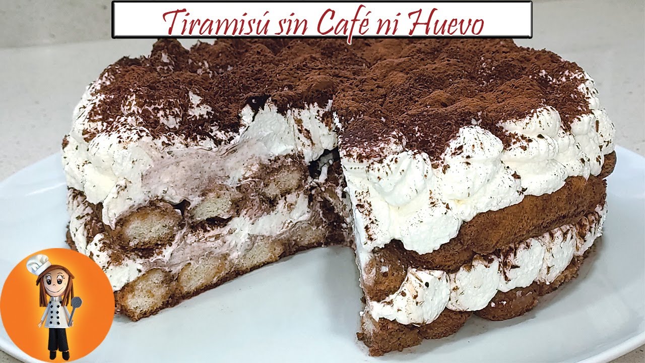 Fácil Tiramisú sin Café ni Huevo para niños | Receta de Cocina en Familia