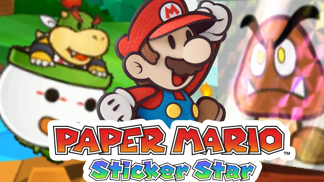 🔴 MEGASPARKLE GOOMBA! Paper Mario: Sticker Star - Gameplay Walkthrough Part 1 (Nintendo 3DS)