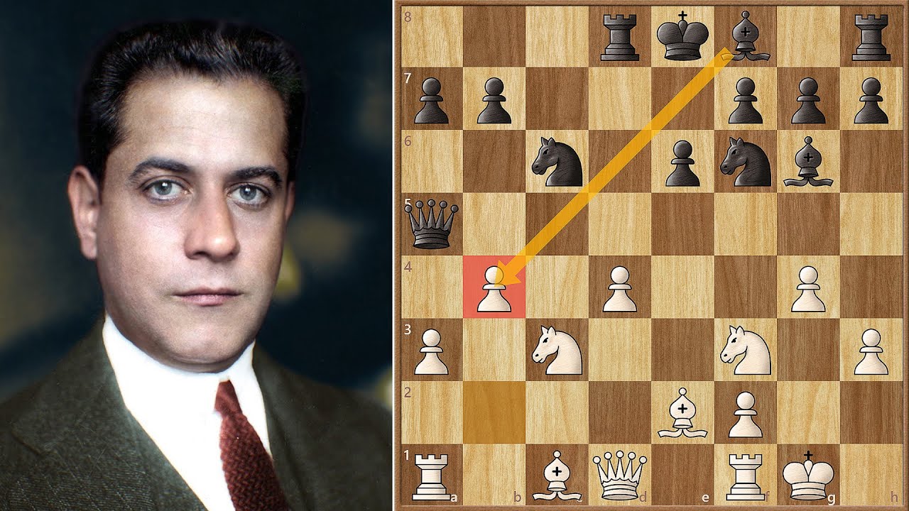 Capablanca's Legendary 12-Move Combination