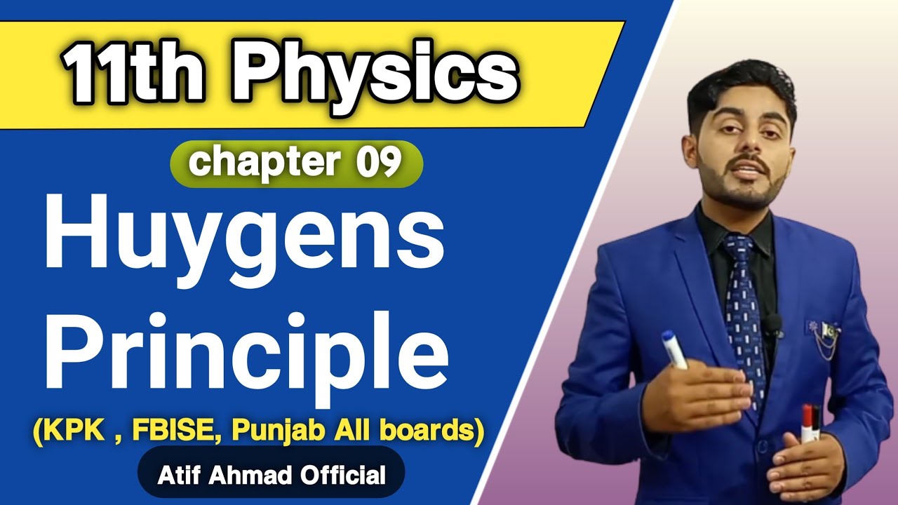 Huygens Principle class 11 | 11th class physics ch 9 | kpk board, federal board, balochistan board