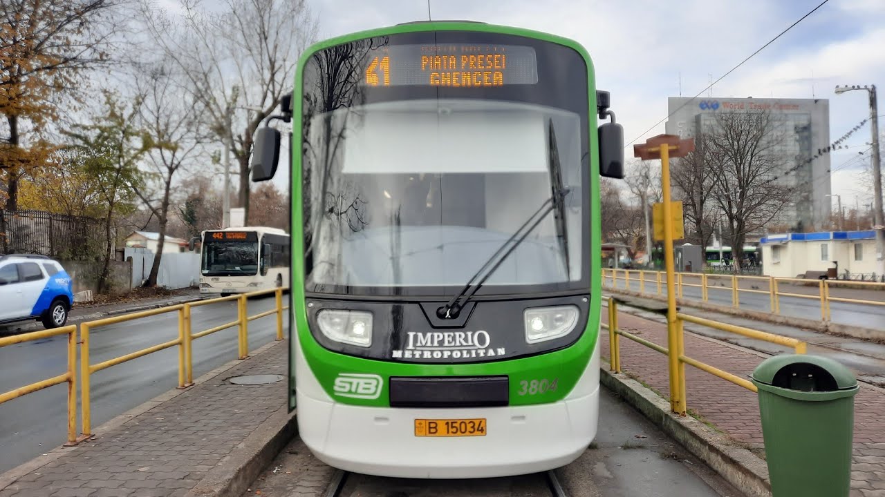 Călătorie cu Astra Imperio Metropolitan #3804(linia 41) între stațiile Piața Presei – Ghencea