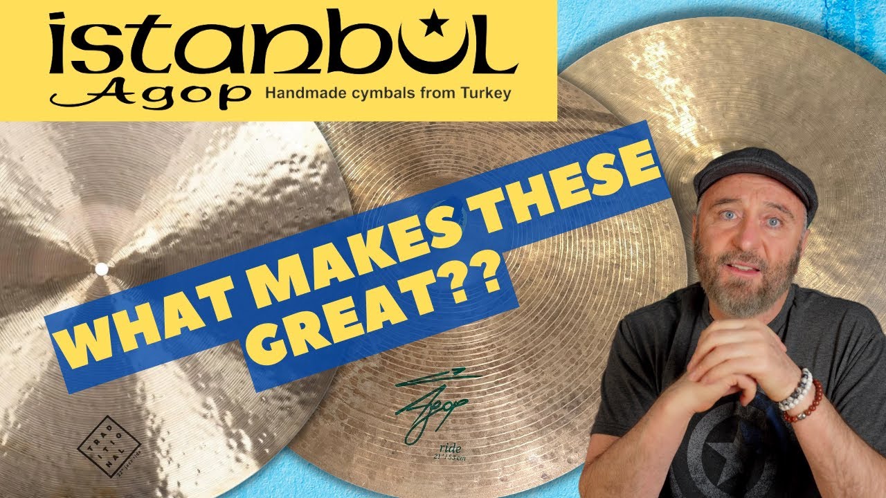 Agop Istanbul Cymbals - Traditional Jazz,, 30th Anniversary & Signature Rides! History and demo