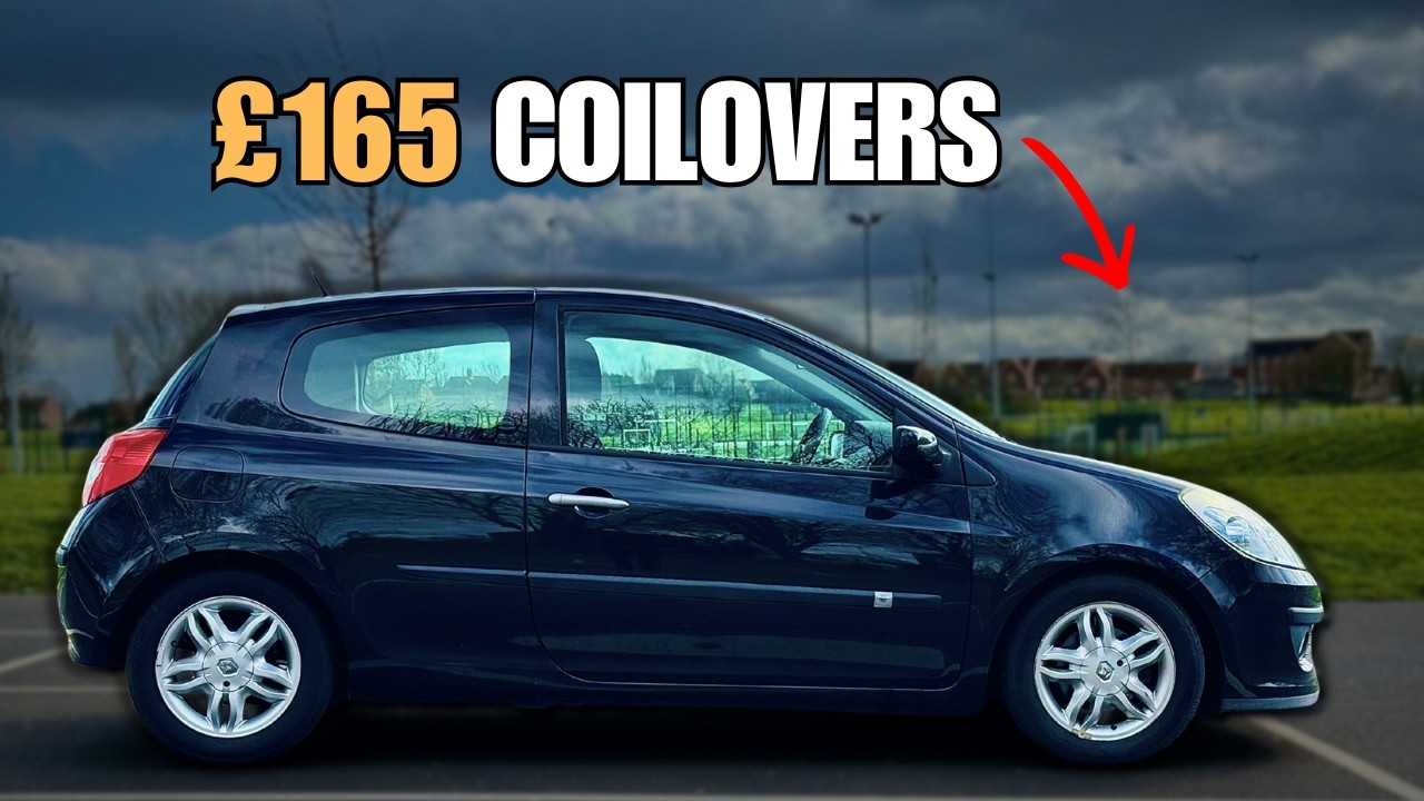 I Put The CHEAPEST Coilovers On My £0 Clio – Bad Idea?