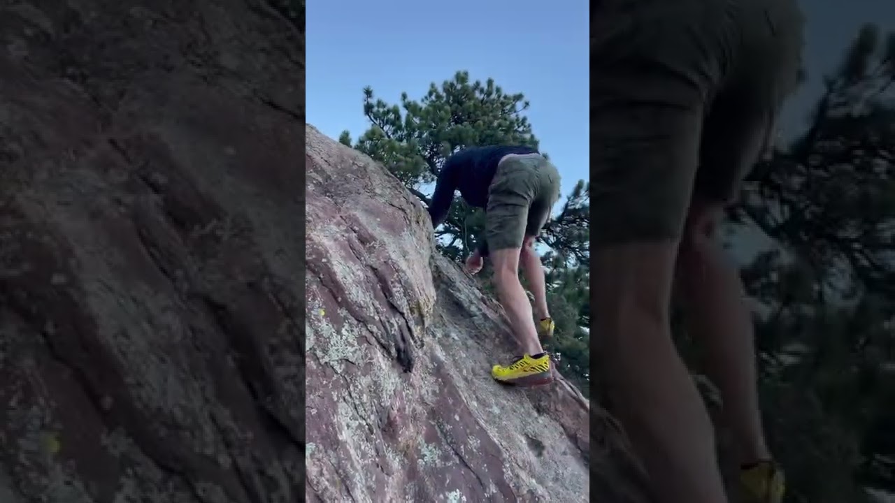 Scrambling Freeway (5.0), Second Flatiron, Boulder CO