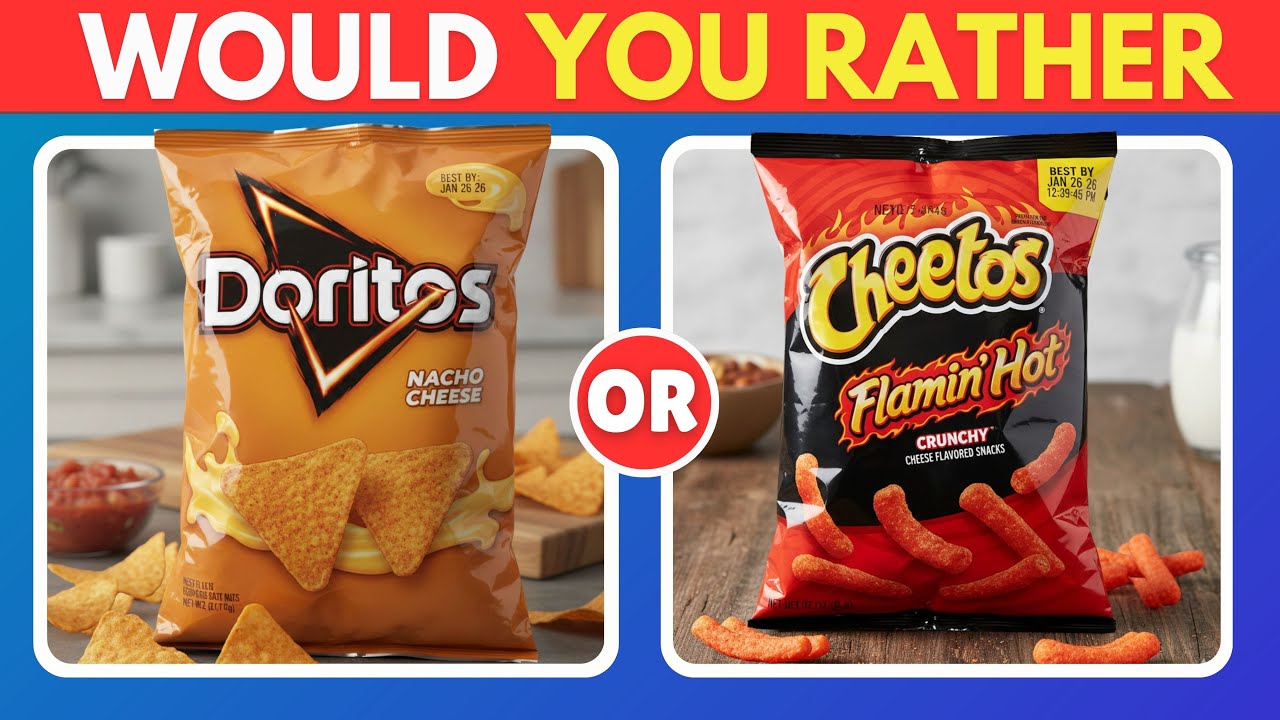 Would You Rather? Ultimate Junk Food Edition 🍔🍟| Food Quiz 2026