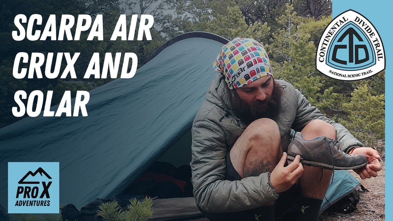 Gear review: Scarpa Air Crux Shoes and Solar Charger | CDT 2019 - Episode 08
