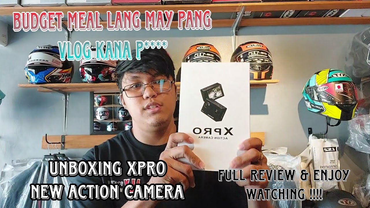 Xpro New Action Cam & Full Review.  BUDGET MEAL MAY CAMERA NA KA! (tagalog Dubbed)