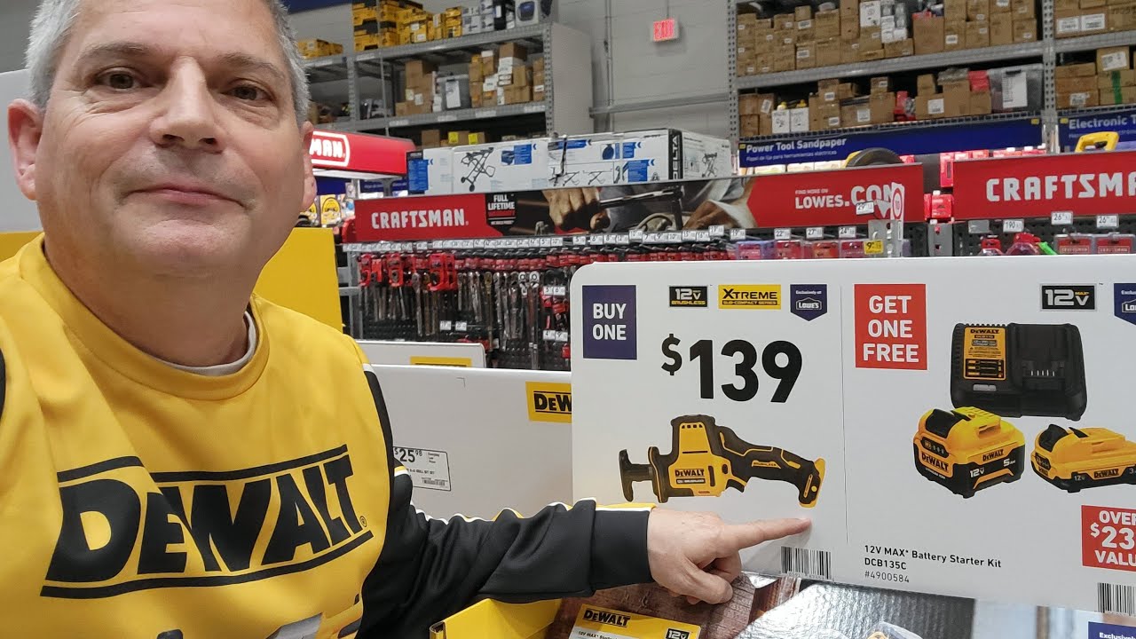 Lowes NEW DeWalt Buy One Get One Free Tool Deals, Clearance