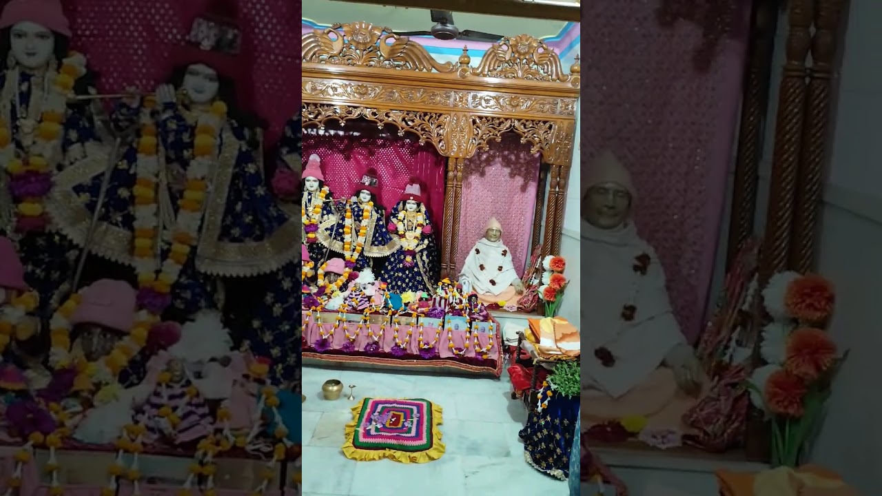 রাধাকৃষ্ণ নিত্যসেবা এই অভিলাষী যে তোমার শরণ লয় সেই কৃষ্ণসেবা পায় কৃপাকরি কর তারে বৃন্দাবনবাসীগৌরহে