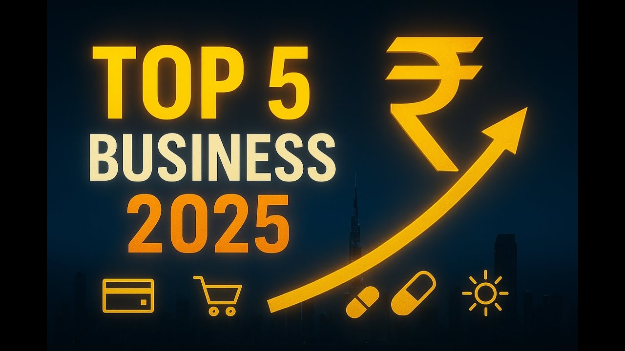 Top 5 Fastest Growing Businesses in India 2025 | Future Business Ideas | High Profit Sectors