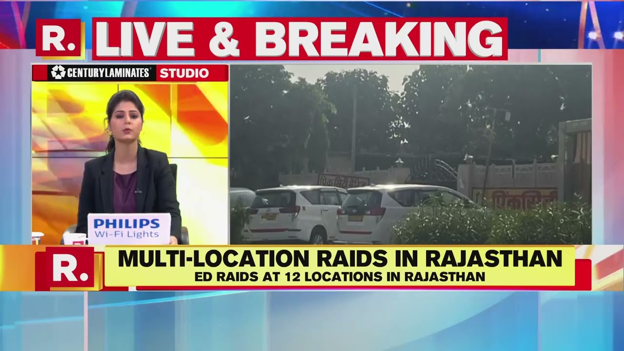 ED Raids Underway At 12 Locations Across Rajasthan