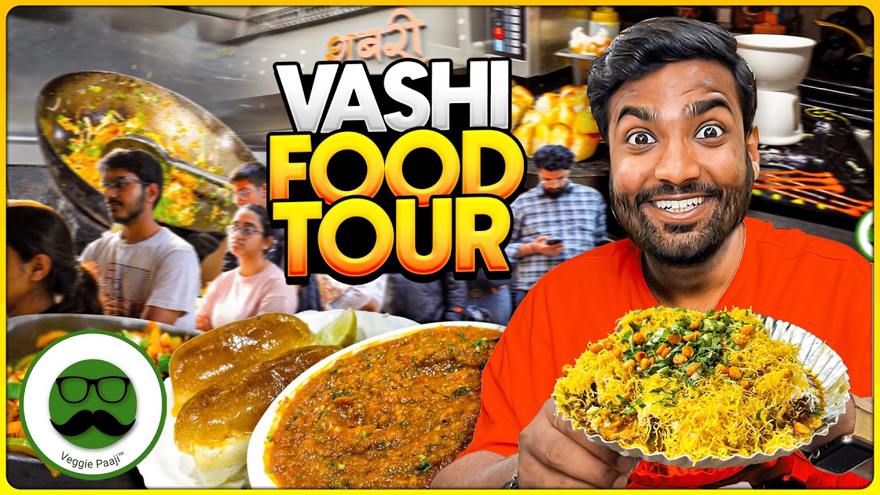 Vashi Food Tour ft Shankar Mahadevan Favourite Food |  | Veggie Paaji