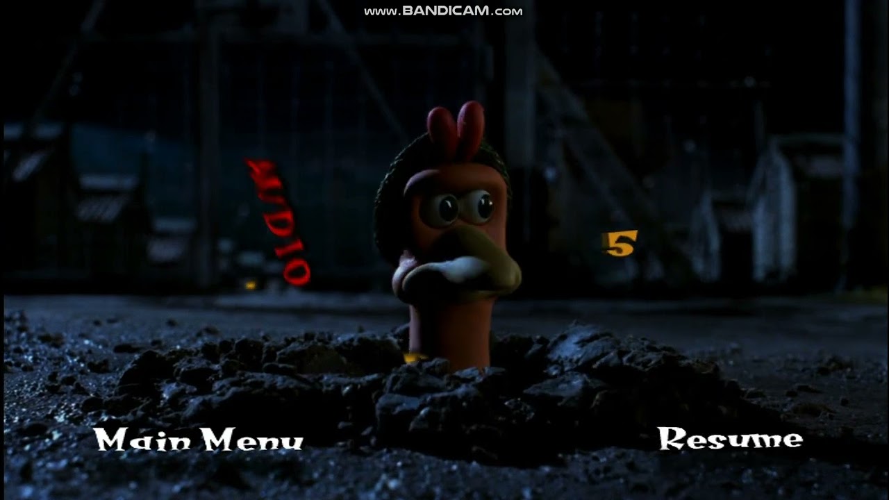 Chicken Run DVD Menu Walkthrough