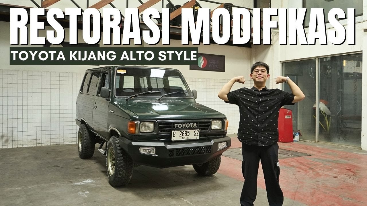 CUSTOM BUMPER & FOOTSTEP TOYOTA KIJANG WITH ALTO STYLE || Mobil Keluarga Cemara Pada Jaman nya