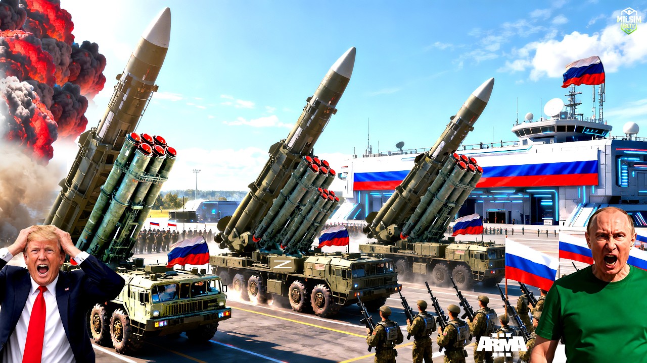 Сегодня! Американские истребители атакуют Россию! Но российская ПВО превзошла все ожидания – ARMA 3