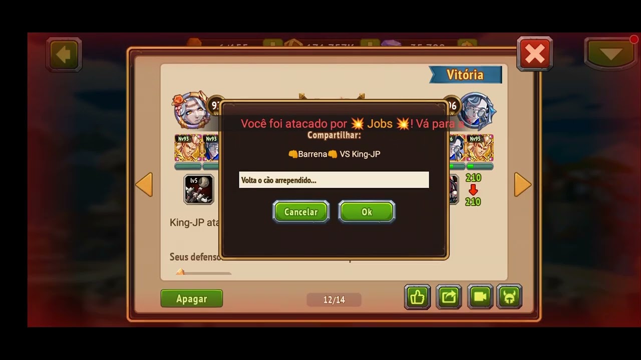 Dessa vez eles se deram mal... Defendi quase tudo e rolou aquela resenha no chat mundo hahaha 