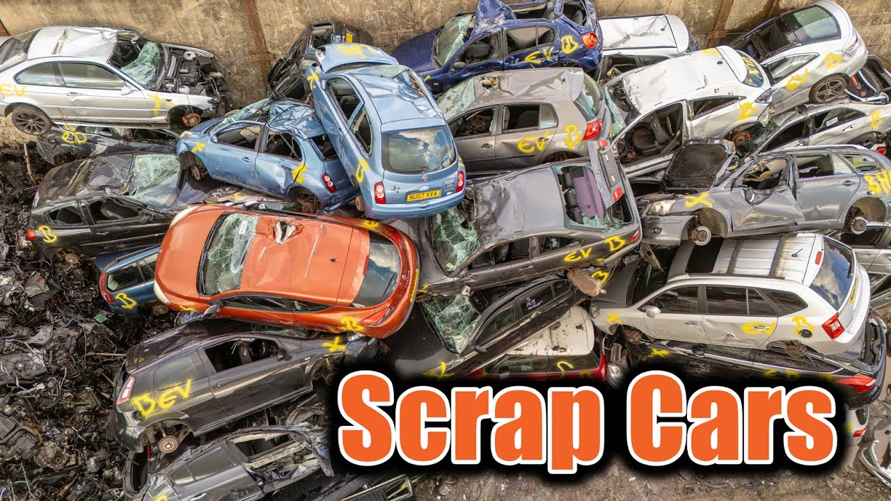 Metal Shredder & ELV Scrap Car Recycling | Sennebogen & Fuchs Material Handlers 