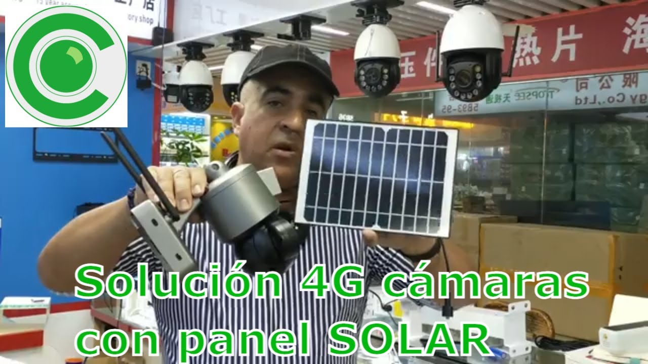 Cámara con BATERIA RECARGABLE y panel SOLAR profesional de Seetong 2023 Esta si funciona!!!!