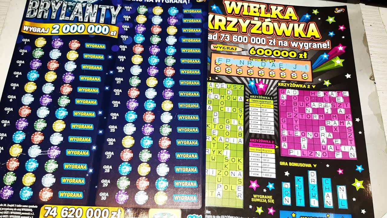 Zdrapki #595 Wielka Krzyżówka i Brylanty