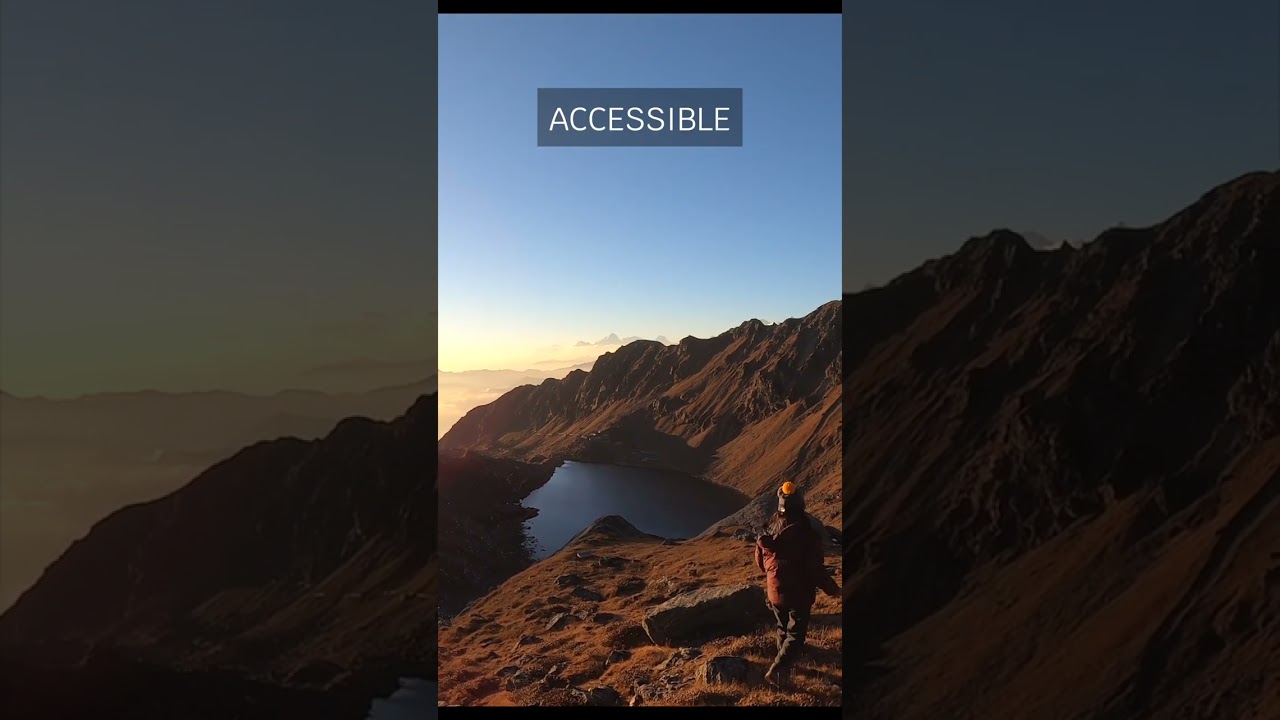 Gosaikunda Helicopter Tour in Langtang National Park in Nepal | Holy Places in the world 