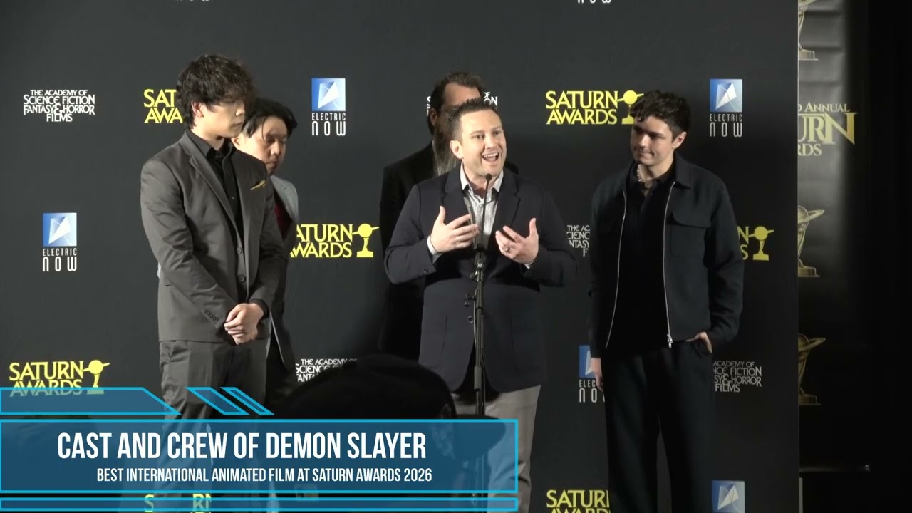 Cast and Crew of Demon Slayer Press Conference at the Saturn Awards 2026