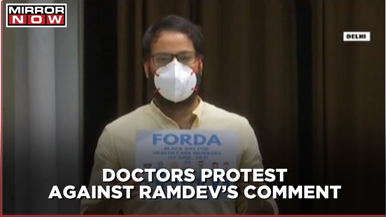 Doctors call for a nationwide protest against Baba Ramdev's remark on allopathy
