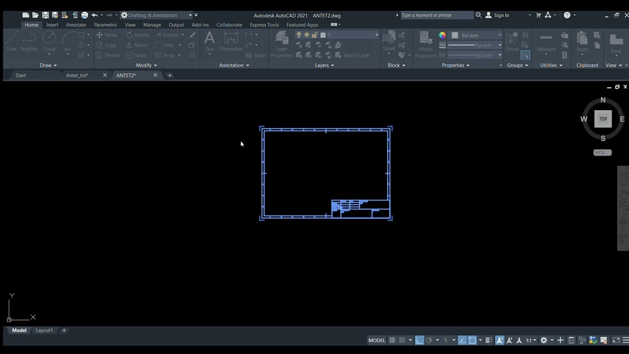 Autocad antet 2 çerçeve oluşturma