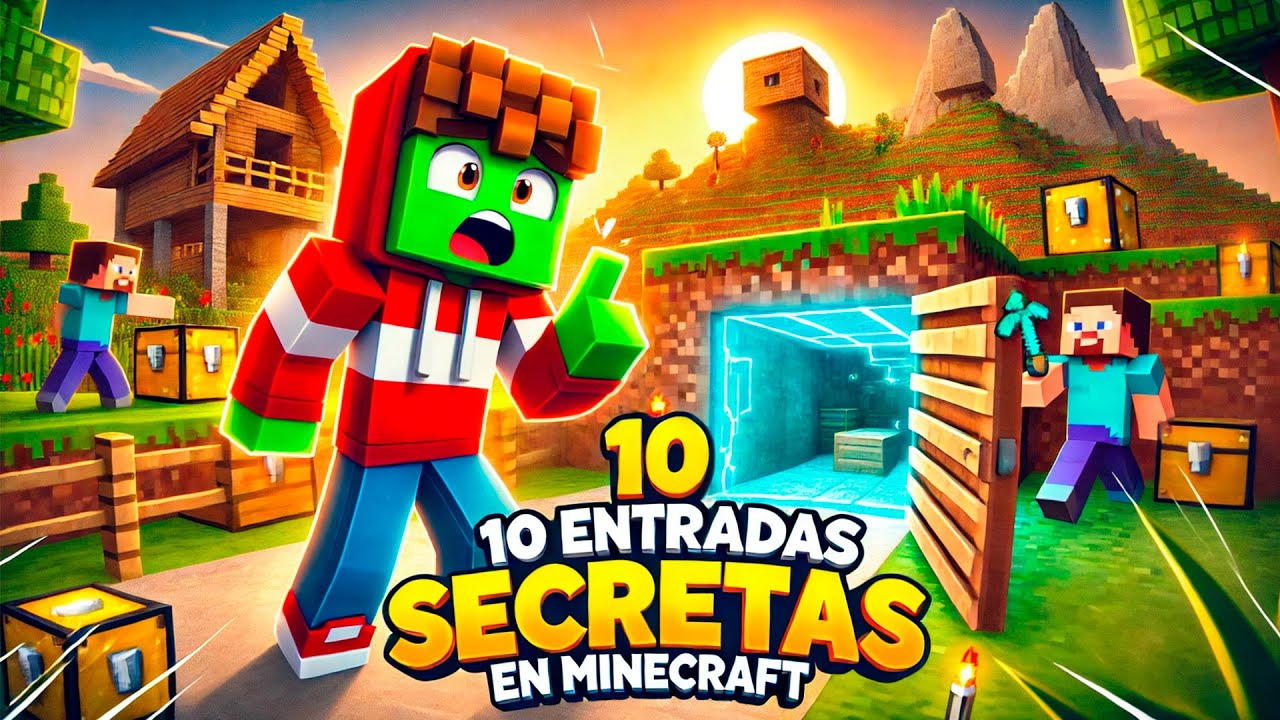 Las 10 Mejores Entradas Secretas de Minecraft ⭐