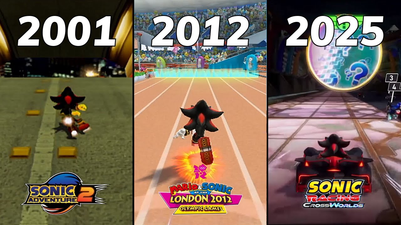 Evolution of Shadow the Hedgehog Being a Playable Character