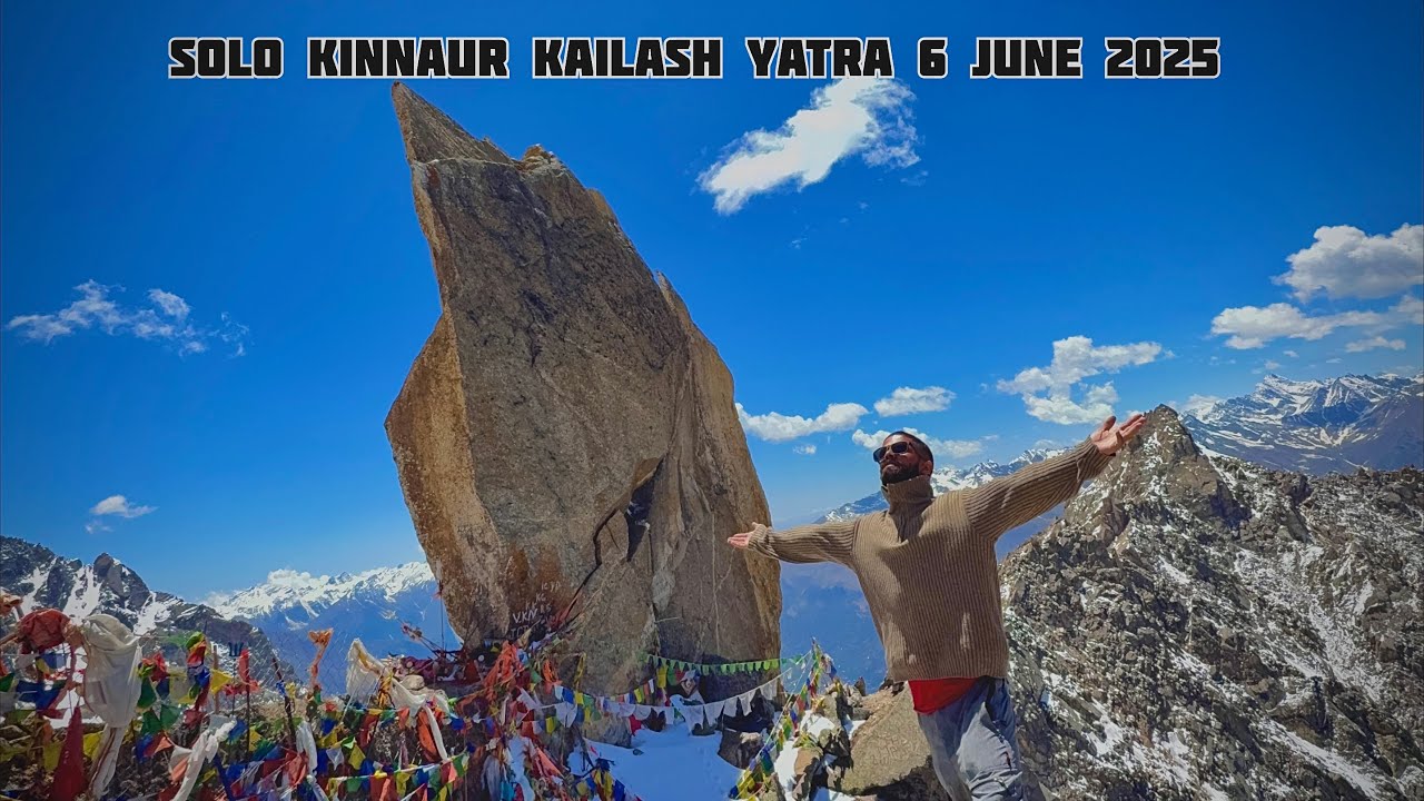 2025 Kinnaur Kailash Yatra solo 6 June 2025 Har Har Mahadev #kinnaurkailash #mahadev