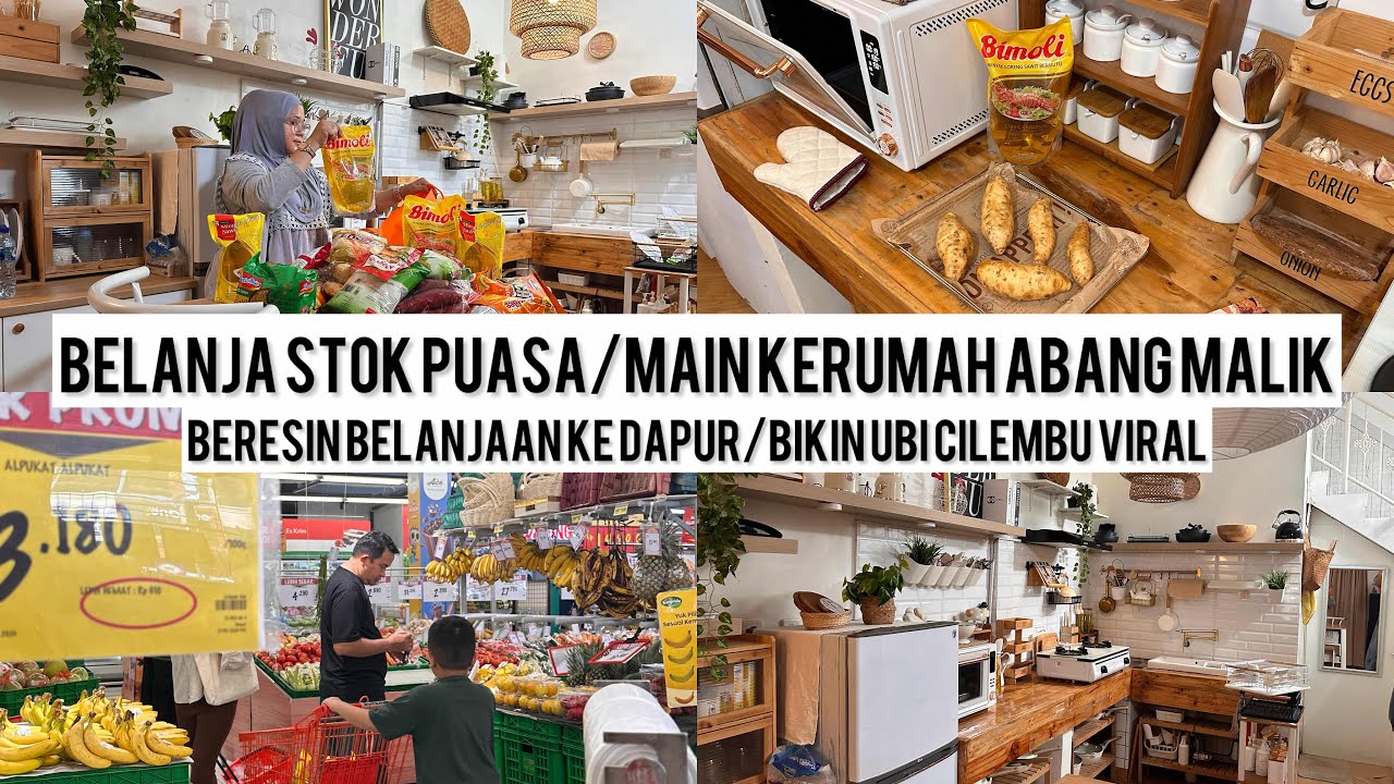 Belanja Stok Puasa/Ziarah Abang Malik/Belanja Lebaran #keluargasederhana #kegiataniburumahtangga