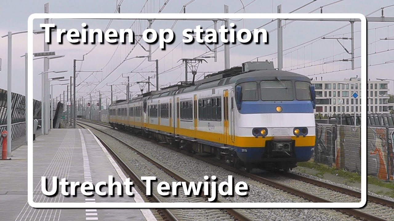 Treinen op station Utrecht Terwijde // Dutch Train Compilation