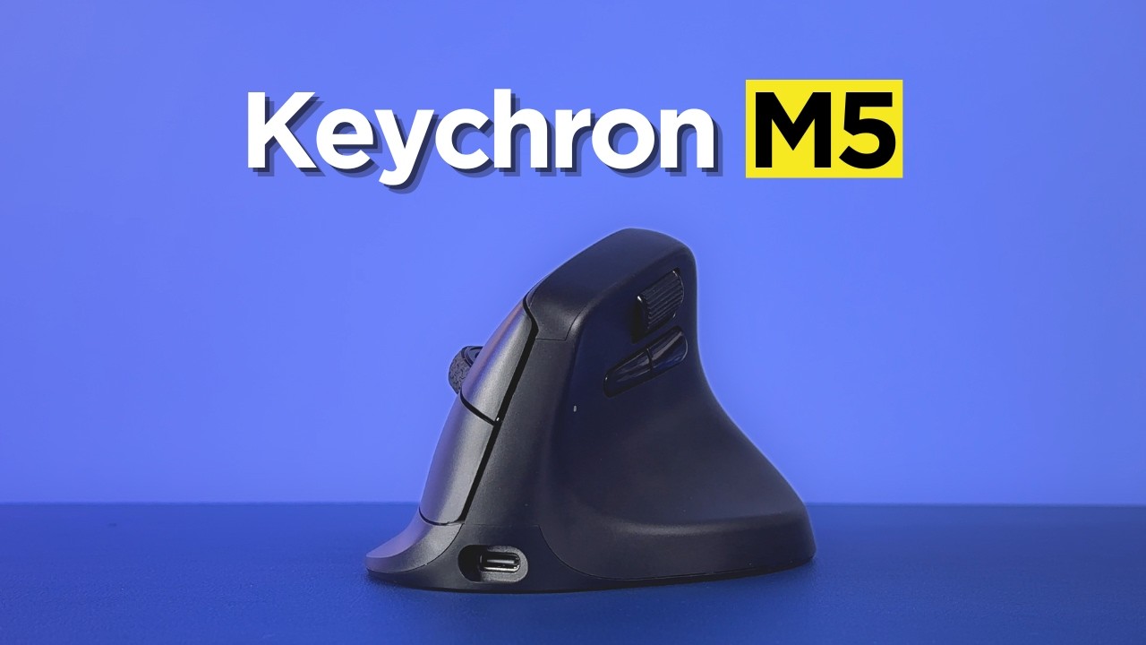 Keychron M5 Vertical Ergonomic Mouse Review: Excellent value!