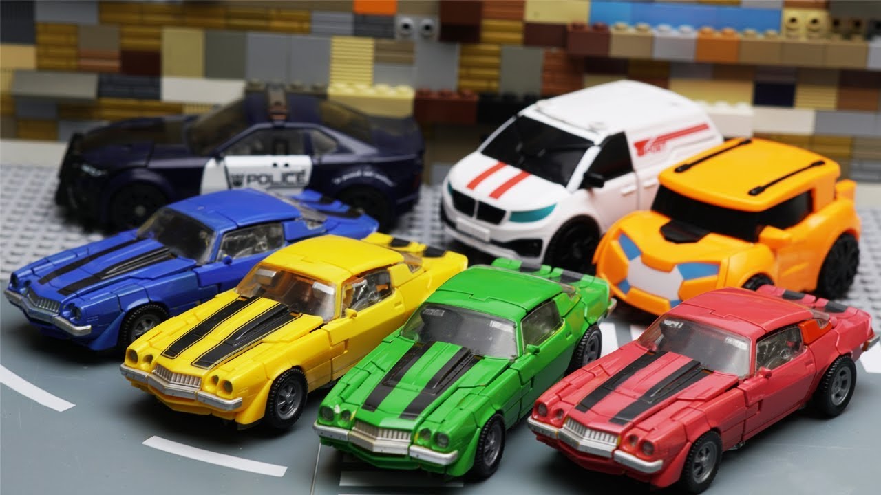 Трансформеры Transformers Bumblebee Шмель Фильм Анимация Робот Грузовик Lego Gym Fail & Robbery Bank